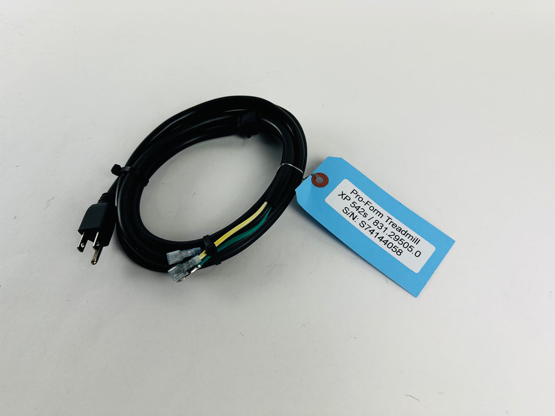 Pro-Form XP 542s 831.29505.0 Treadmill AC Power Supply Cable Line Cord (SC87)