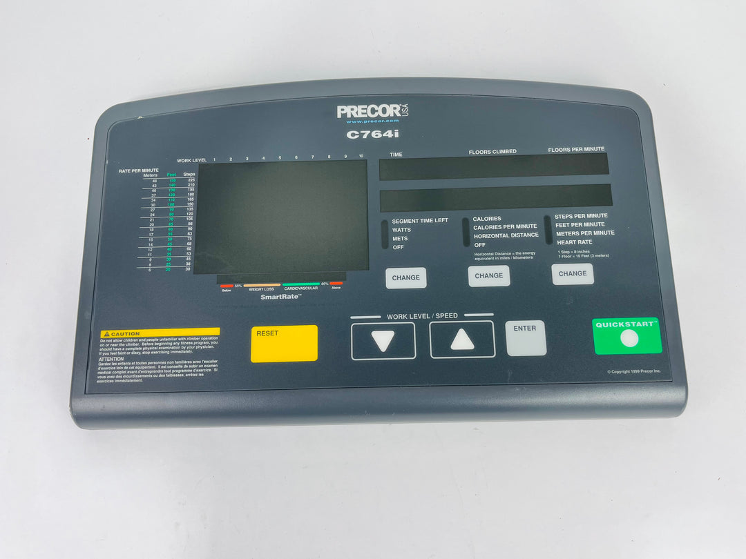 Precor C764i Stepper Climber Console Overlay 33536 (KP118)