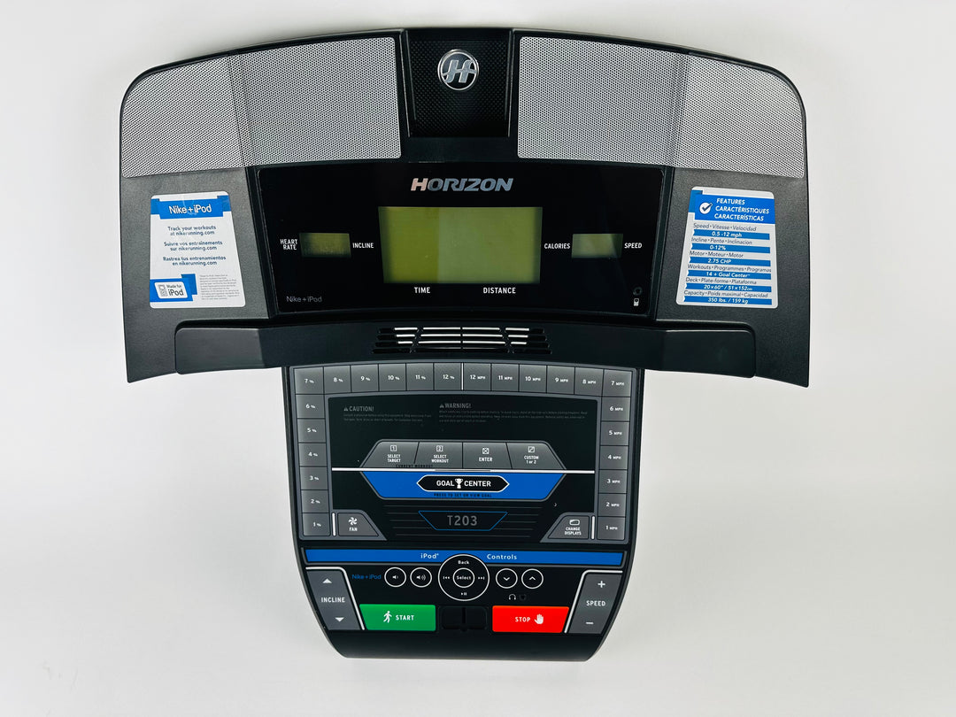 Horizon T203 Treadmill Display Console Panel (CP386)