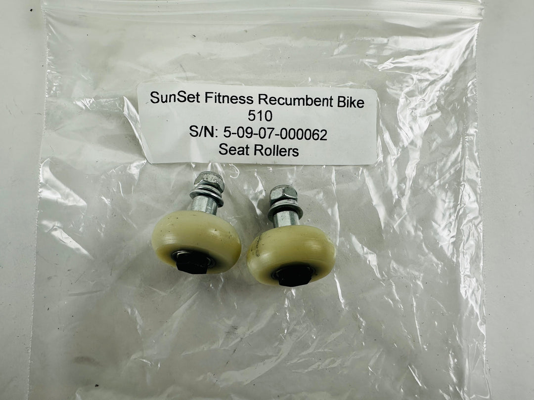 SunSet Fitness 510 Recumbent Bike Seat Roller Set (WP28)