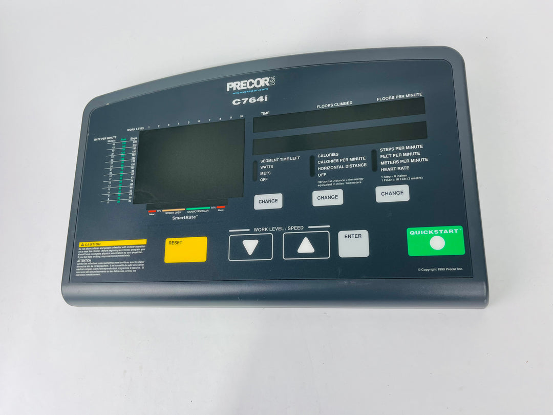 Precor C764i Stepper Climber Console Overlay 33536 (KP118)