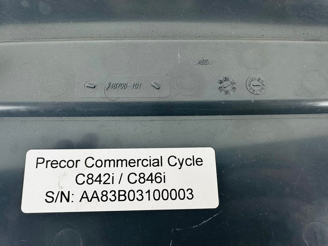 Precor C842i C846i Upright Cycle Console Back Cover Back Shell 48708-101 (EC104)