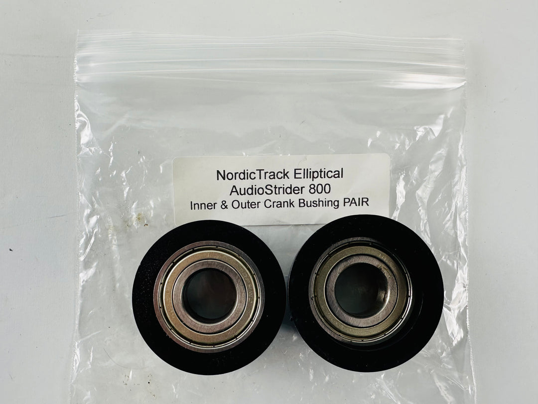 NordicTrack AudioStrider 800 Elliptical Inside & Outside Crank Bushing Pair (MX45)