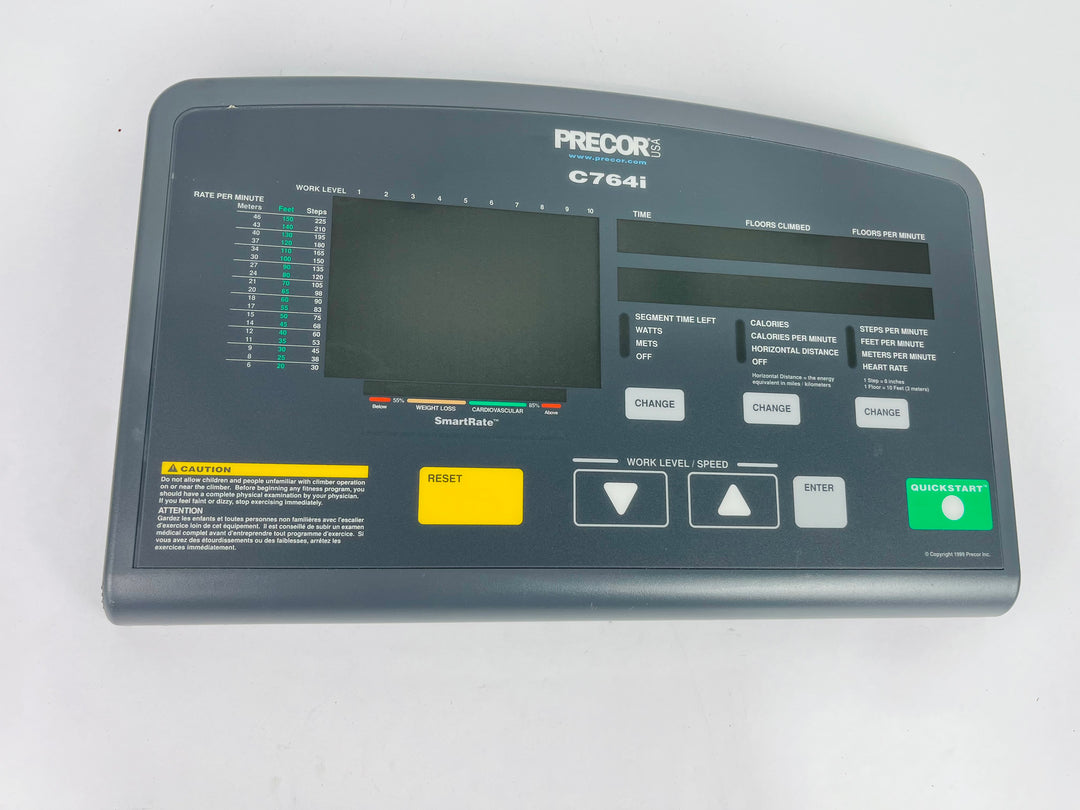 Precor C764i Stepper Climber Console Overlay 33536 (KP118)