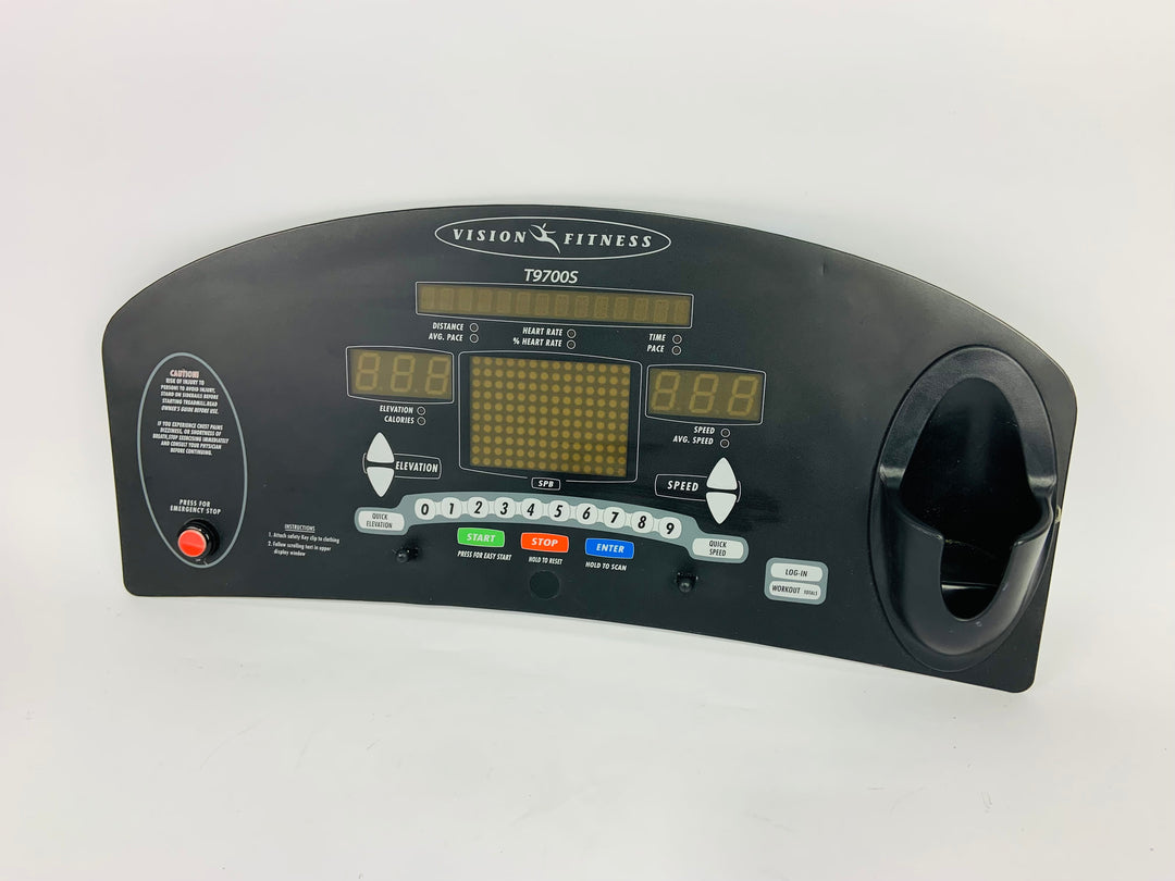 Vision Fitness T9700 TF97007 Treadmill Display Console Panel CP629