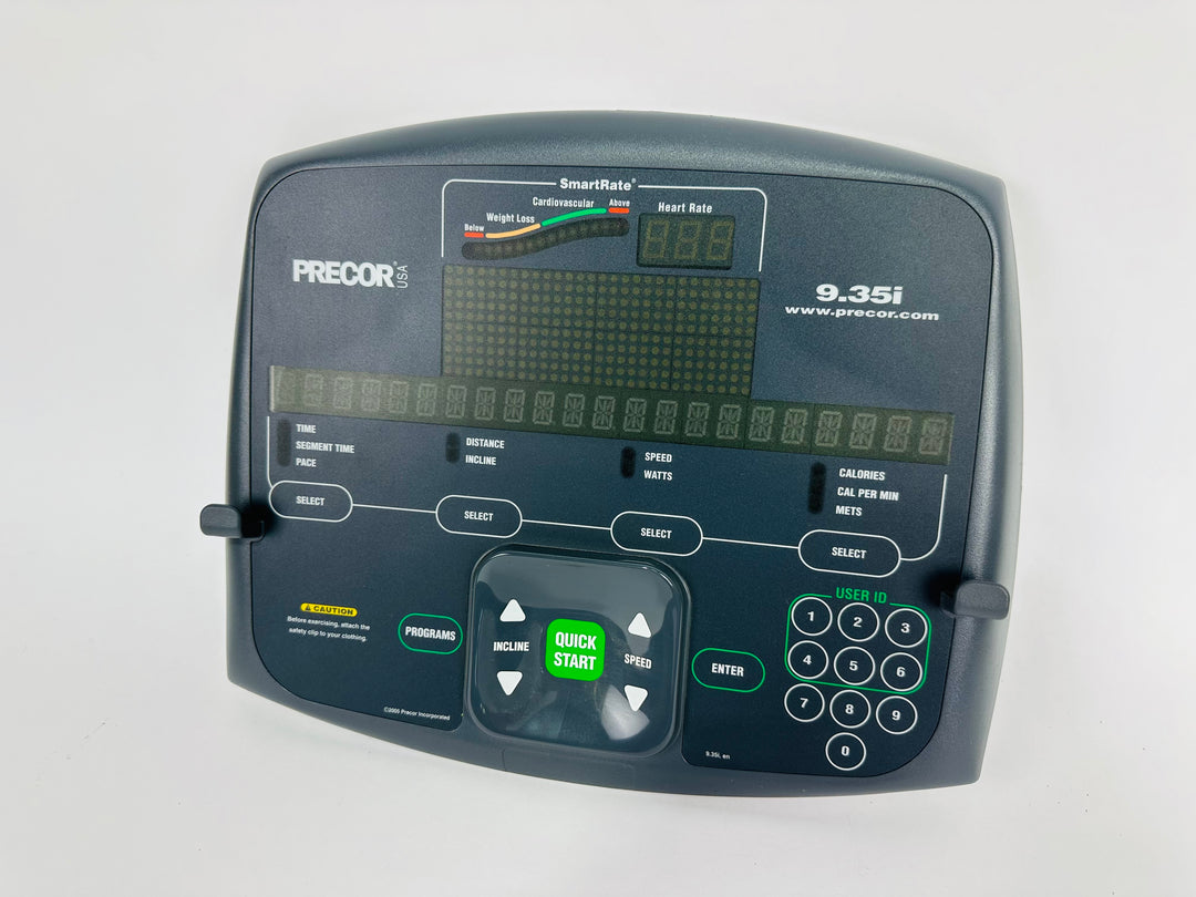 Precor 9.35i Treadmill Upper PCA Console Membrane Display 45713101 (CP26)