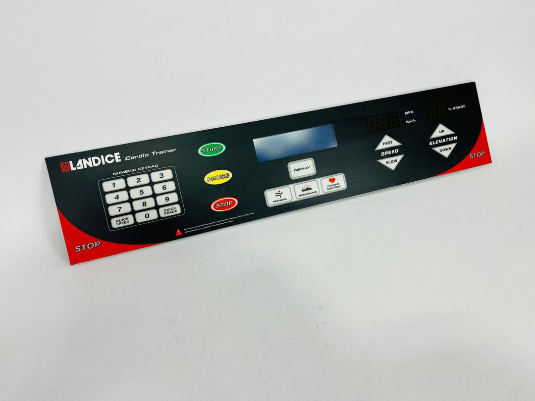 Landice L8 Treadmill Display Console Panel (CP522)