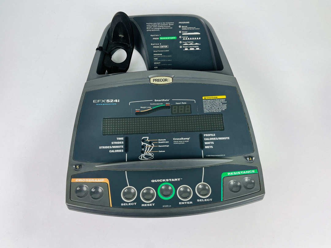 Precor EFX 524i Elliptical Display Console Panel (CP489)