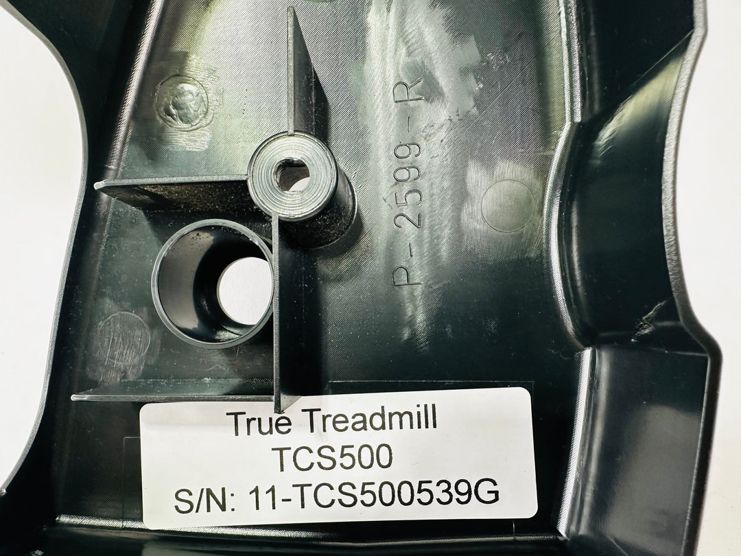 True TCS500 Treadmill Right Plastic End Cap P-2599-R (EC140)