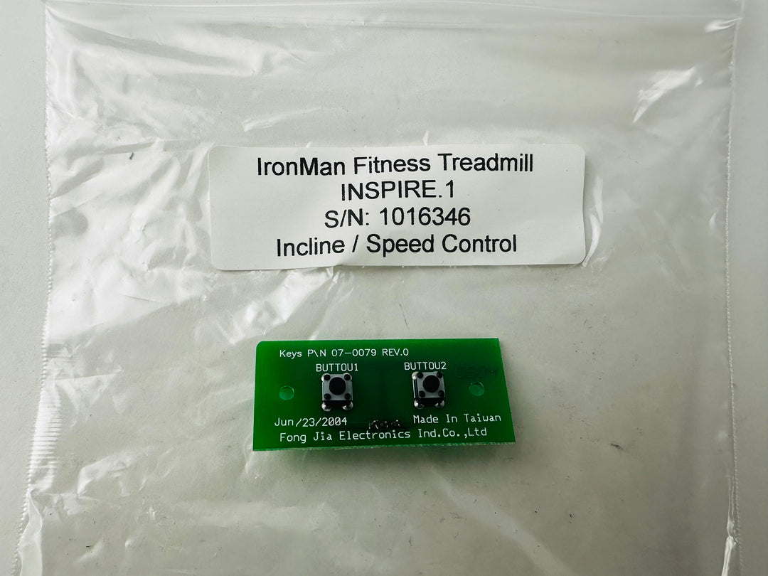 IronMan INSPIRE.1 Treadmill Speed And Incline Control Board 07-0079 (KP60)