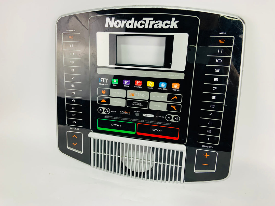 NordicTrack C910i 831.25008.0 Treadmill Console Overlay (KP106)