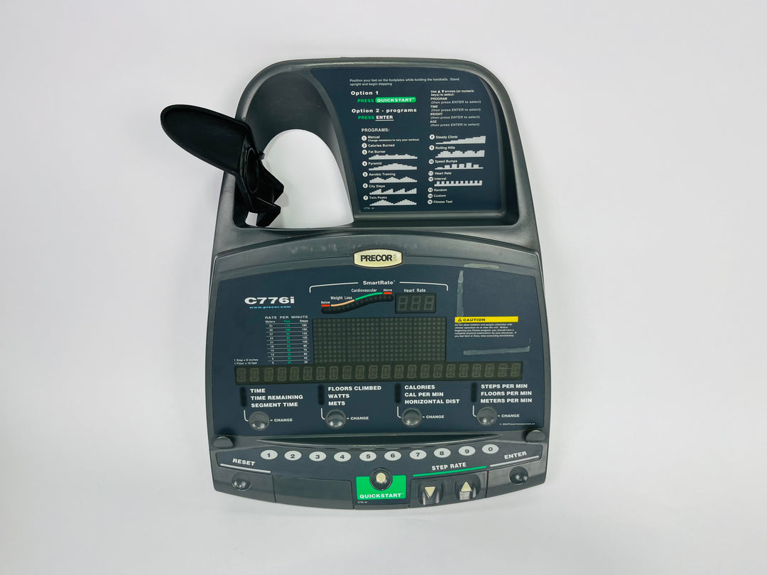 Precor C776i Upright Stepper Display Console Panel (CP498)