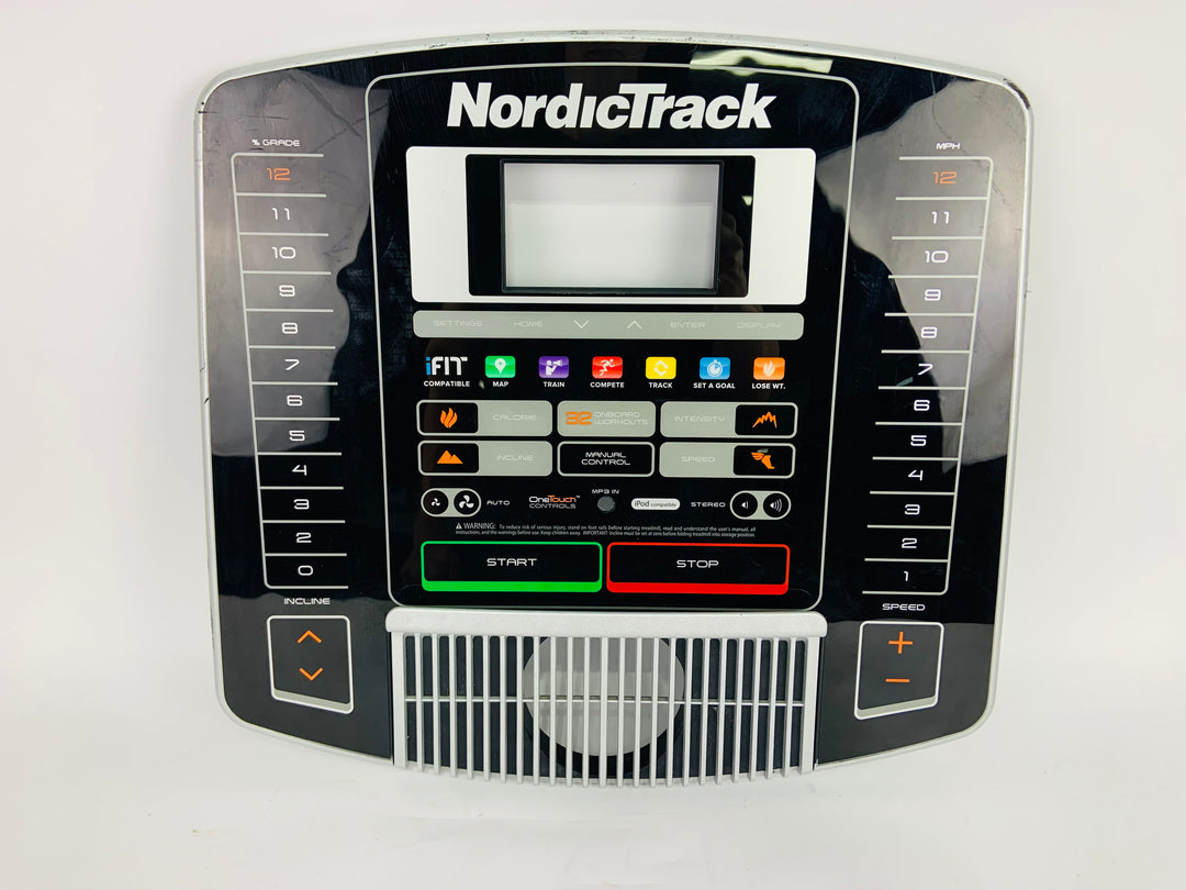 NordicTrack C910i 831.25008.0 Treadmill Console Overlay (KP106)