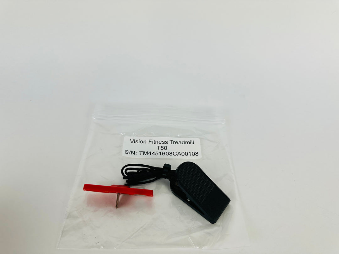 Vision Fitness T80 Treadmill Magnetic Safety Key Lanyard (SK140)