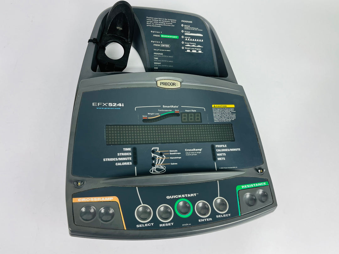 Precor EFX 524i Elliptical Display Console Panel (CP489)