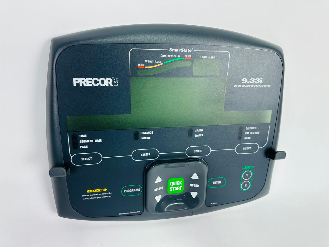 Precor 9.33i Treadmill Console Overlay 48626-101 (KP108)